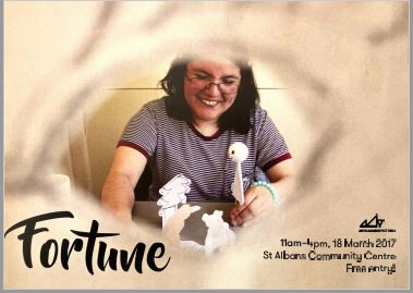 Image of Arts Access Victoria - Way Out West - Fortune - Promotional Card