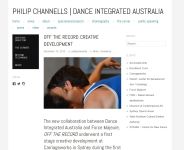 Image of information about "Off The Record" on Dance Integrated Australia website