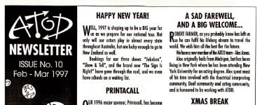Image of Australian Theatre of The Deaf - News Feb-Mar 1997 Issue 10