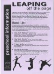 Image of Australian Theatre of The Deaf - Leaping of the Page - Book List