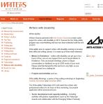 Image of Writeability website, captured 2014
