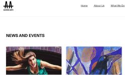 Image of Access Arts News and Events Webpage 2022