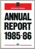 Image of Australia Council - Annual Report 1985-86