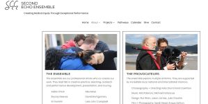 Second Echo Ensemble website - People, captured 2024