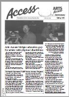 Image of Arts Access Victoria - Access Newsletter Spring 1995