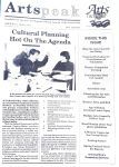 Image of Artspeak: Newsletter for the Arts and Regional Cultural Issue Network of the Central West - Issue 2 Spring 1995