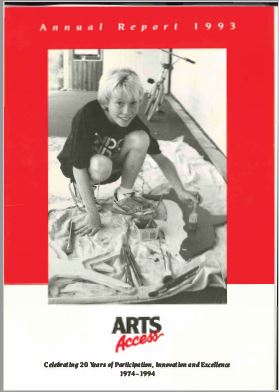 Image of Arts Access Victoria –  Annual Report 1993