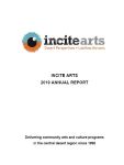Image of Incite Arts Annual Report 2019