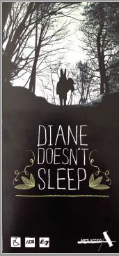 Image of Arts Access Victoria Diane Doesn’t Sleep  - no date - Promotion Card
