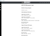 Image of Focus on Ability, Short Film Festival winners list 2019 webpage
