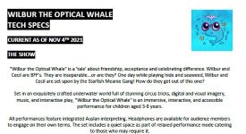 Image of Indelability Arts - Wilbur The Optical Whale - Tech Specs