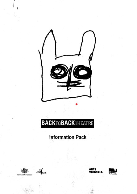 Image of Back to Back Theatre - Information Pack
