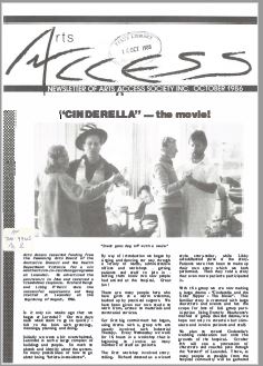 Image of Arts Access Victoria - Arts Access Society Inc. - Access Newsletter October 1986