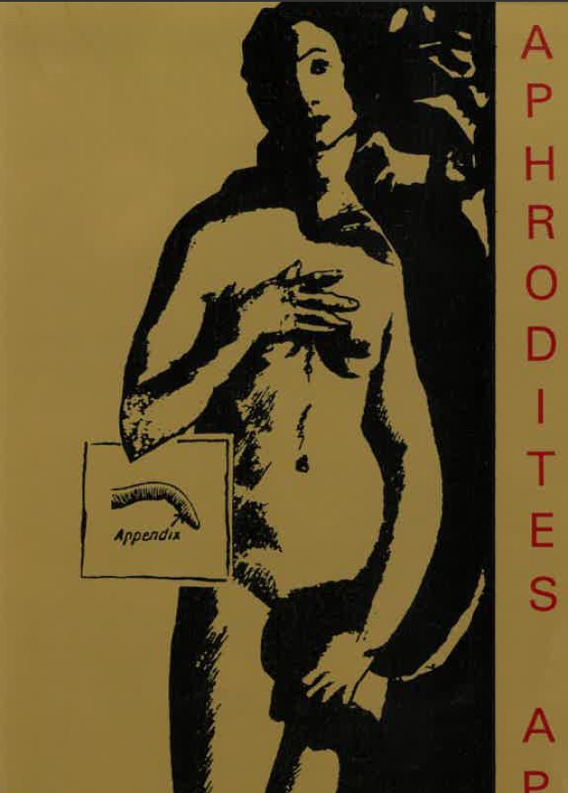 Image of Arts Project Australia - Aphrodites Appendix Exhibition 1992 -Invitation - Promotional Flyer