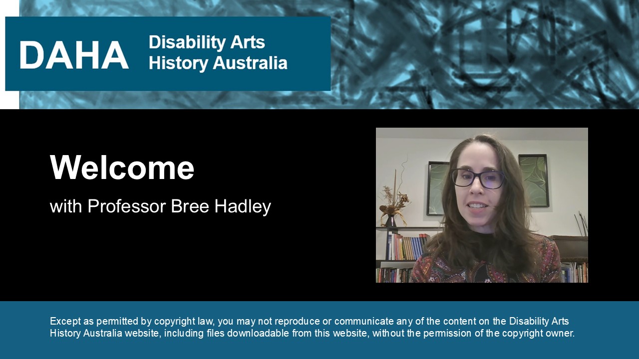 Image of Welcome, with Professor Bree Hadley, video