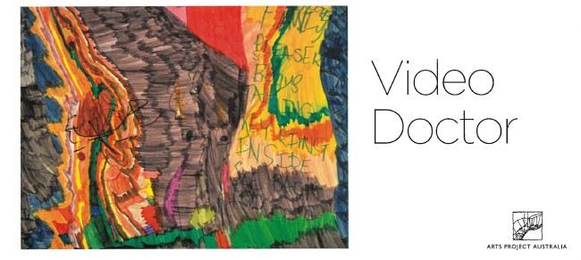Image of Arts Project Australia - Video Doctor Exhibition 2013 - Promotional Card
