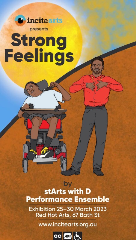 Image of Incite Arts - Strong Feelings - Poster
