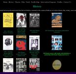 Image of Crossroad Arts website Production History 1997-2006