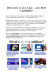 Image of Blue Roo Theatre Company - Newsletter, June-July 2023
