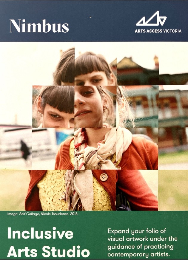 Image of Arts Access Victoria – Inclusive Arts Studio - Nimbus - Promotional Flyer
