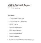 Image of InCite Arts Annual Report 2006