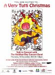 Image of Tutti Arts 'A Very Tutti Christmas' 2010 Promotional Poster
