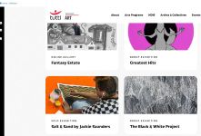 Image of Tutti Arts - Website - Online Gallery, captured 2023