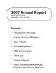 Image of InCite Arts Annual Report 2007