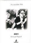 Image of Accessible Arts - Annual Report 2001