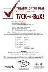 Image of Australian Theatre of The Deaf - Tick A Box - Poster