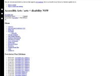 Image of Accessible Arts - Newsletter 2010-2012