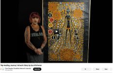 Image of NunnaRon Art Group - ‘My Healing Journey’ Artwork Story by Eve Kitchener