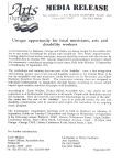Image of Accessible Arts and Arts OutWest - Artability Music Workshops - Press Release