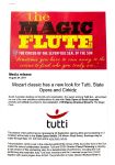 Image of Tutti Arts - The Magic Flute - Media Release
