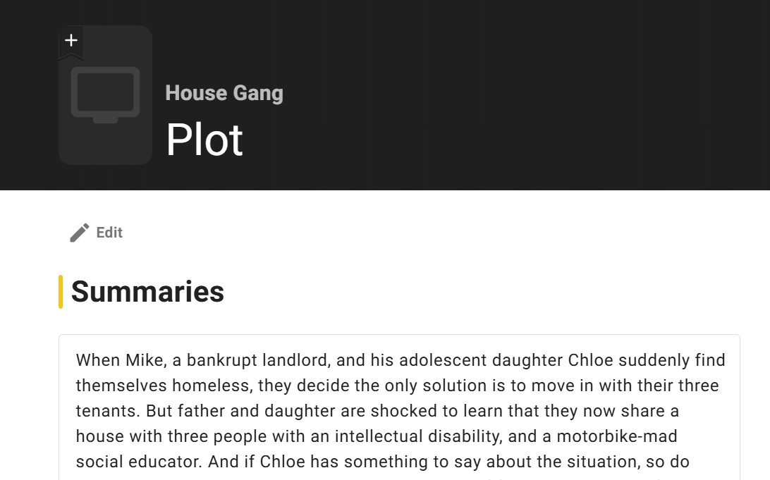 Image of House Gang - IMDB Webpage