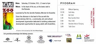 Image of Tutti Goes Wild - Program