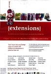 Image of Tutti Arts - Extensions - Exhibition - Promotional Flyer