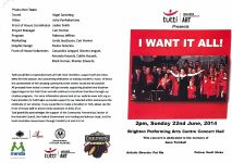 Image of Tutti Arts 'I Want It All' 2014 Program 