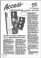 Image of Arts Access Victoria - Access Newsletter Summer 1994-95