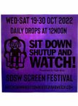 Image of Tutti Arts - Sit Down Shut Up & Watch - Promotional Poster 2022