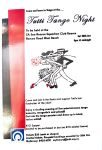 Image of Tutti Arts 'Tutti Tango Night' 2006 Fundraiser Promotional Flyer