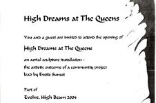 Image of High Dreams at The Queens: an aerial sculpture installation