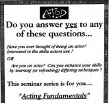 Image of Australian Theatre of The Deaf - Acting Fundamentals Workshop Information