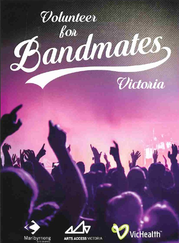 Image of Arts Access Victoria – Bandmates Victoria - Promotional Card