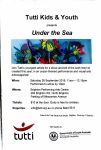 Image of Tutti Kids and Youth 'Under the Sea' Promotional Flyer