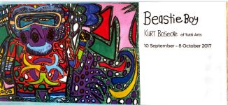Image of .Tutti Arts_Kurt Boesecke - Beastie Boy-Exhibition - Promotiona lCard