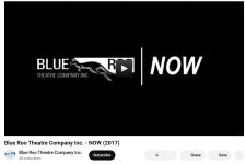 Image of Blue Roo Theatre Company - You Tube - NOW (2017)