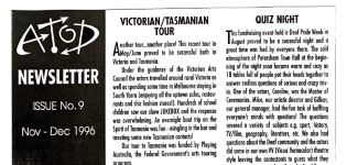 Image of Australian Theatre of The Deaf - News Nov-Dec 1996 Issue 9