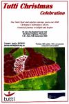 Image of Tutti Ensemble Choir 'Christmas Celebration Concert 2008' Promotional Flyer 