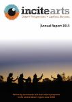 Image of Incite Arts Annual Report 2013